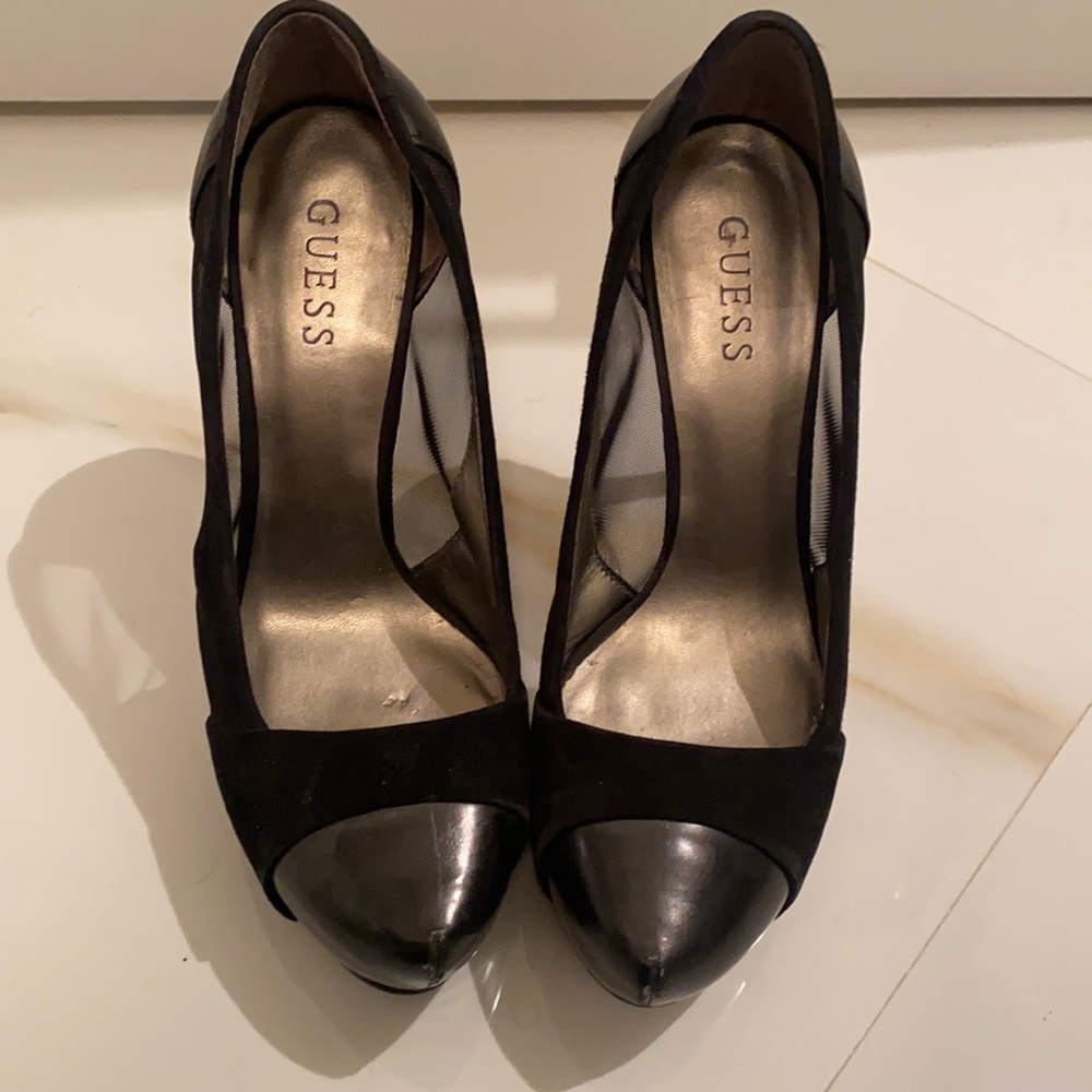 Black GUESS heels